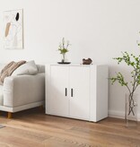 VidaXL Dressoir 80x33x70 cm bewerkt hout wit