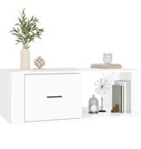 VidaXL Salontafel 100x50,5x35 cm bewerkt hout hoogglans wit