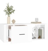 VidaXL Salontafel 100x50,5x35 cm bewerkt hout hoogglans wit