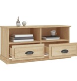 VidaXL Tv-meubel 93x35,5x45 cm bewerkt hout sonoma eikenkleurig