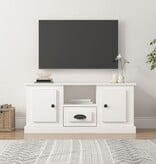 VidaXL Tv-meubel 100x35,5x45 cm bewerkt hout wit