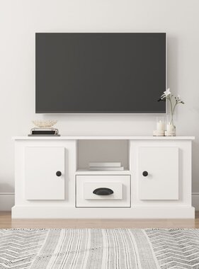 VidaXL Tv-meubel 100x35,5x45 cm bewerkt hout wit