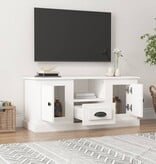 VidaXL Tv-meubel 100x35,5x45 cm bewerkt hout wit