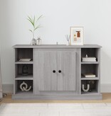 VidaXL Dressoir 100x35,5x60 cm bewerkt hout grijs sonoma eikenkleurig