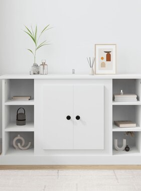 VidaXL Dressoir 100x35,5x60 cm bewerkt hout wit