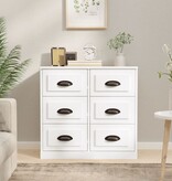 VidaXL Dressoir 70x35,5x67,5 cm bewerkt hout wit