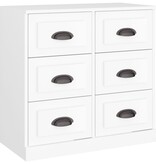 VidaXL Dressoir 70x35,5x67,5 cm bewerkt hout wit