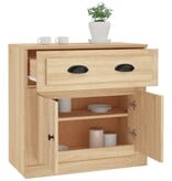 VidaXL Dressoir 70x35,5x67,5 cm bewerkt hout sonoma eikenkleurig