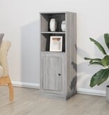 VidaXL Hoge kast 36x35,5x103,5 cm bewerkt hout grijs sonoma eikenkleur