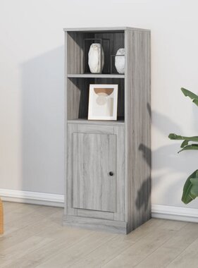 VidaXL Hoge kast 36x35,5x103,5 cm bewerkt hout grijs sonoma eikenkleur