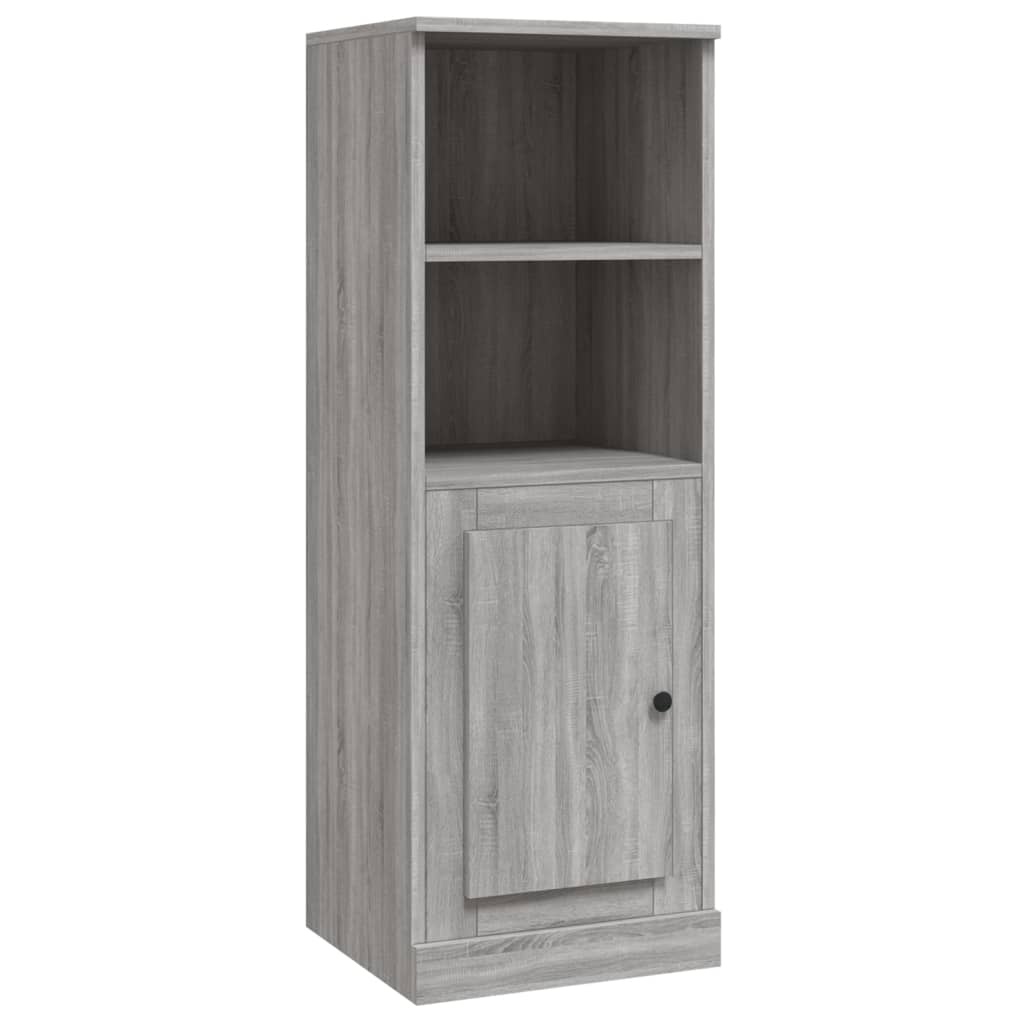 VidaXL Hoge kast 36x35,5x103,5 cm bewerkt hout grijs sonoma eikenkleur