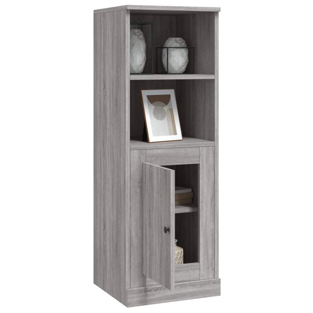 VidaXL Hoge kast 36x35,5x103,5 cm bewerkt hout grijs sonoma eikenkleur