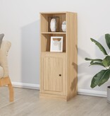 VidaXL Hoge kast 36x35,5x103,5 cm bewerkt hout sonoma eikenkleurig