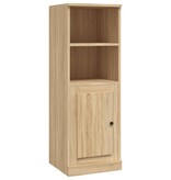 VidaXL Hoge kast 36x35,5x103,5 cm bewerkt hout sonoma eikenkleurig