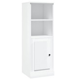 VidaXL Hoge kast 36x35,5x103,5 cm bewerkt hout hoogglans wit