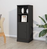 VidaXL Hoge kast 36x35,5x103,5 cm bewerkt hout zwart
