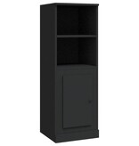 VidaXL Hoge kast 36x35,5x103,5 cm bewerkt hout zwart