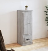 VidaXL Hoge kast 36x35,5x103,5 cm bewerkt hout grijs sonoma eikenkleur