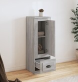 VidaXL Hoge kast 36x35,5x103,5 cm bewerkt hout grijs sonoma eikenkleur