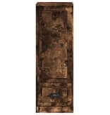 VidaXL Hoge kast 36x35,5x103,5 cm bewerkt hout gerookt eikenkleurig