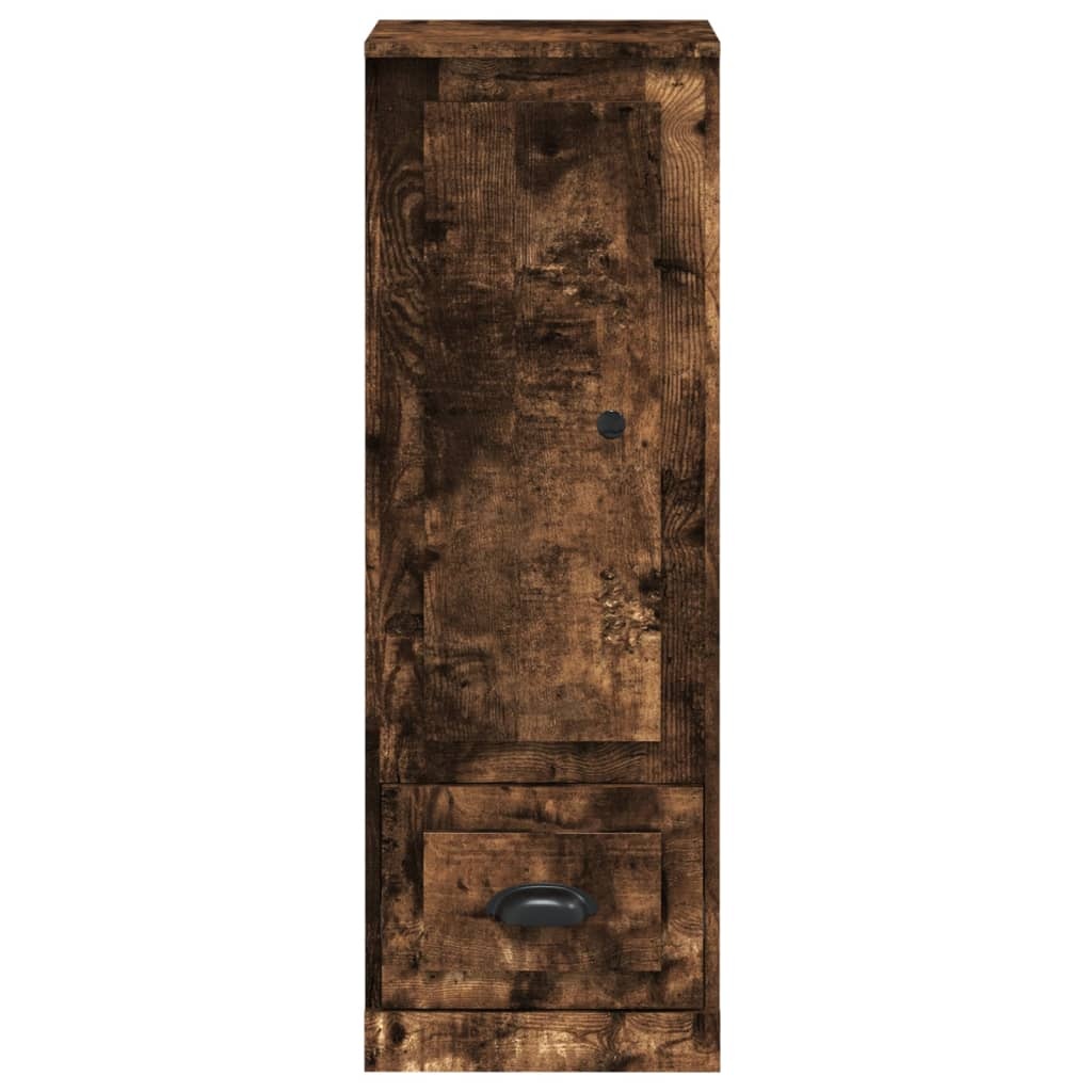 VidaXL Hoge kast 36x35,5x103,5 cm bewerkt hout gerookt eikenkleurig
