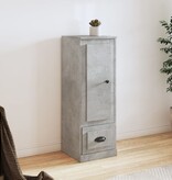 VidaXL Hoge kast 36x35,5x103,5 cm bewerkt hout betongrijs