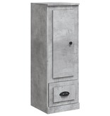 VidaXL Hoge kast 36x35,5x103,5 cm bewerkt hout betongrijs