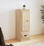 VidaXL Hoge kast 36x35,5x103,5 cm bewerkt hout sonoma eikenkleurig