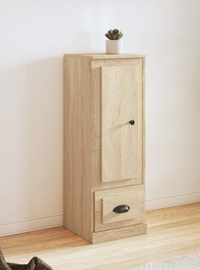 VidaXL Hoge kast 36x35,5x103,5 cm bewerkt hout sonoma eikenkleurig