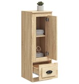 VidaXL Hoge kast 36x35,5x103,5 cm bewerkt hout sonoma eikenkleurig