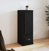 VidaXL Hoge kast 36x35,5x103,5 cm bewerkt hout zwart