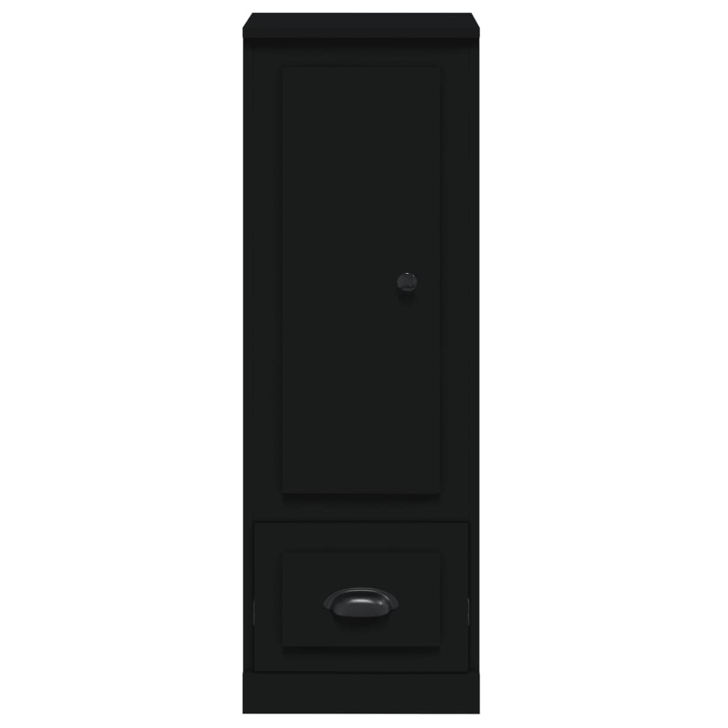 VidaXL Hoge kast 36x35,5x103,5 cm bewerkt hout zwart