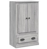 VidaXL Hoge kast 60x35,5x103,5 cm bewerkt hout grijs sonoma eikenkleur