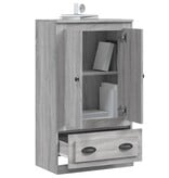 VidaXL Hoge kast 60x35,5x103,5 cm bewerkt hout grijs sonoma eikenkleur
