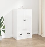 VidaXL Hoge kast 60x35,5x103,5 cm bewerkt hout hoogglans wit