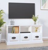 VidaXL Tv-meubel 100x35x50 cm bewerkt hout wit
