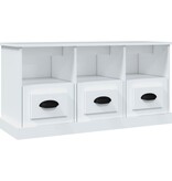 VidaXL Tv-meubel 100x35x50 cm bewerkt hout wit