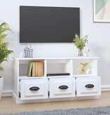 VidaXL Tv-meubel 100x35x50 cm bewerkt hout wit