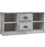 VidaXL Tv-meubel 99,5x35,5x48 cm bewerkt hout betongrijs