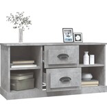 VidaXL Tv-meubel 99,5x35,5x48 cm bewerkt hout betongrijs