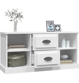VidaXL Tv-meubel 99,5x35,5x48 cm bewerkt hout wit