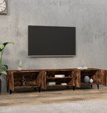VidaXL Tv-meubel 180x31,5x40 cm bewerkt hout gerookt eikenkleurig