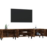 VidaXL Tv-meubel 180x31,5x40 cm bewerkt hout gerookt eikenkleurig
