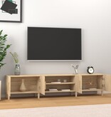 VidaXL Tv-meubel 180x31,5x40 cm bewerkt hout sonoma eikenkleurig