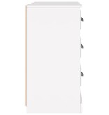 VidaXL Dressoir 104,5x35,5x67,5 cm bewerkt hout wit