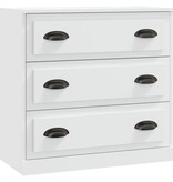 VidaXL Dressoir 70x35,5x67,5 cm bewerkt hout wit
