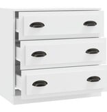 VidaXL Dressoir 70x35,5x67,5 cm bewerkt hout wit