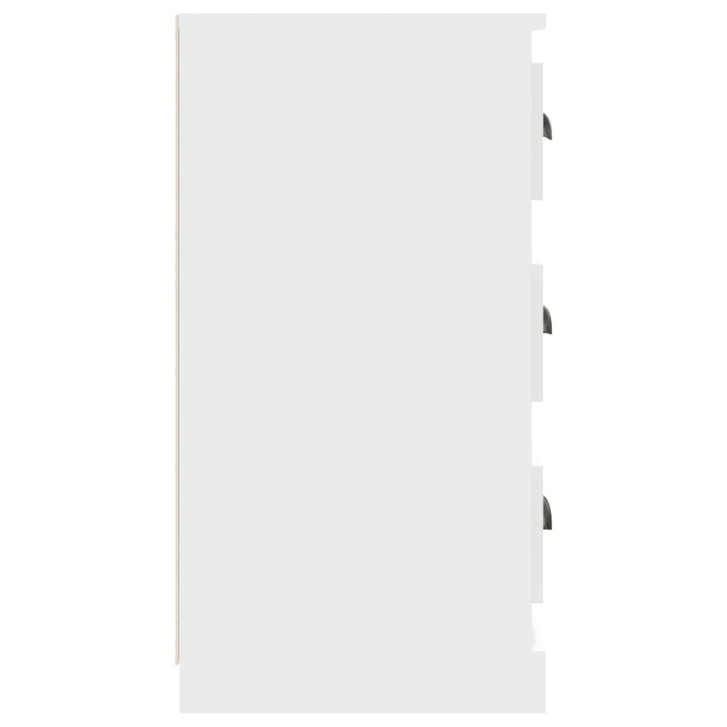 VidaXL Dressoir 70x35,5x67,5 cm bewerkt hout wit