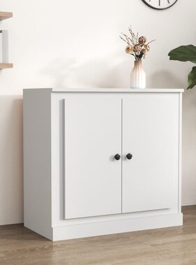 VidaXL Dressoir 70x35,5x67,5 cm bewerkt hout wit
