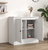 VidaXL Dressoir 70x35,5x67,5 cm bewerkt hout wit
